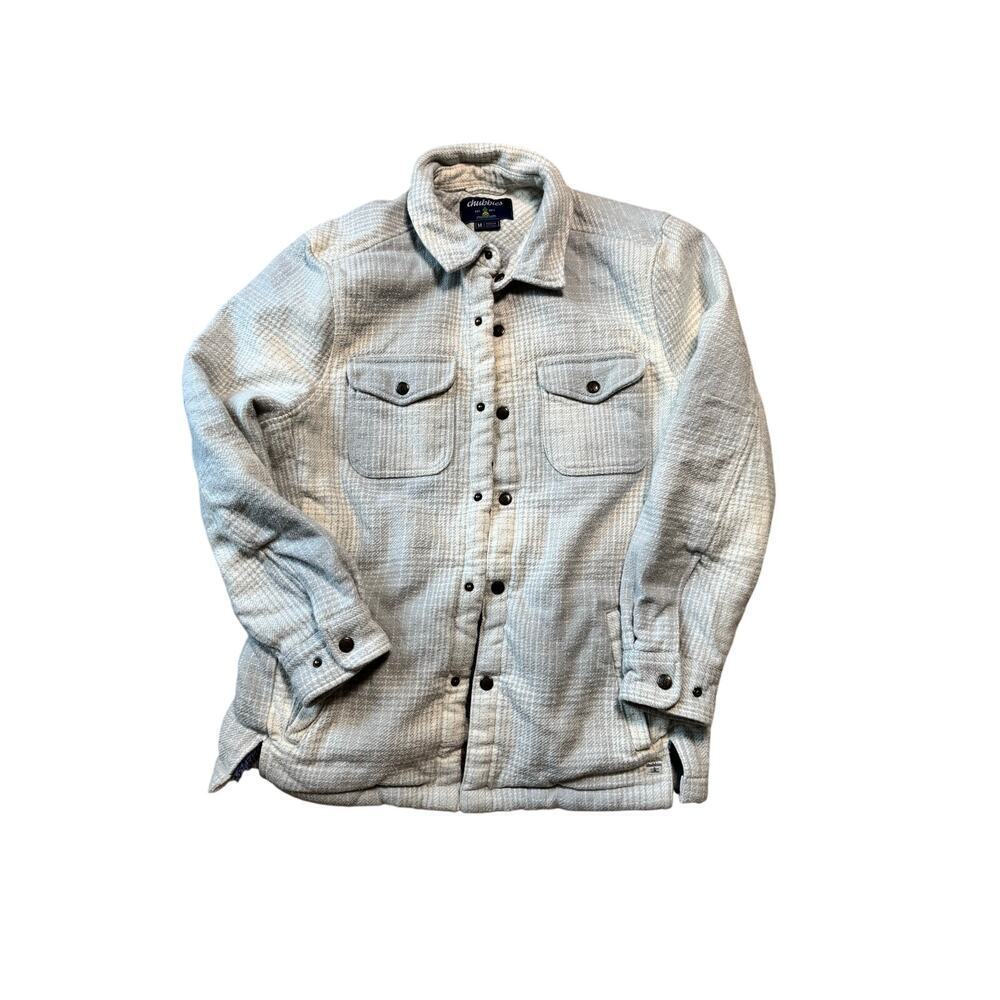 Chubbies size men's Medium Jacket/Shacket; button up, warm! Flannel & Fleece